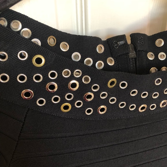 Herve Leger Black Bandage dress size xs - Picture 2 of 8